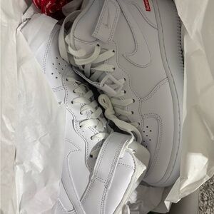 Nike Black and White Air Force 1 Mid SP